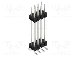 Connector: pin strips; pin header; male; PIN: 8; 2.54mm; SMT; 2x4