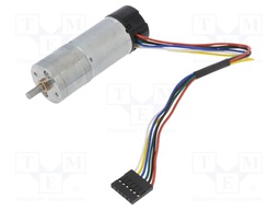 Motor: DC; with encoder,with gearbox; Medium Power; 12VDC; 2.1A