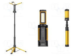 Lamp: working; IP54; Kit: carrying case; 7000lm; 5h; Tower Pro 7K