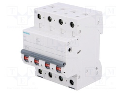Circuit breaker; 400VAC; Inom: 16A; Poles: 4; DIN; Charact: C; 6kA