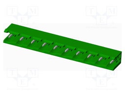 Connector: pluggable terminal block; socket; male; on PCBs