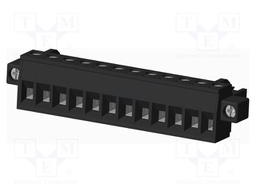 Connector: pluggable terminal block; plug; female; straight; 300V
