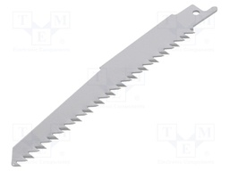 Hacksaw blade; wood,plastic; 150mm; 6teeth/inch; 3pcs.