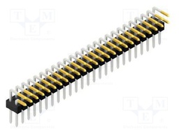 Connector: pin strips; pin header; male; PIN: 50; 2.54mm; THT; 2x25