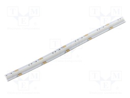 COB LED tape; RGB; LED/m: 630; 10mm; white PCB; IP20; 180°; 18W/m