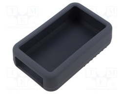 Case ring; 2pcs; silicone; Series: LC; Colour: dark grey