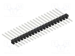 Connector: pin strips; pin header; male; PIN: 20; 2.54mm; SMT; 1x20