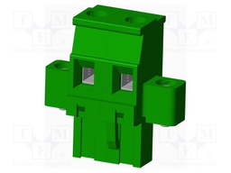 Connector: pluggable terminal block; plug; female; angled 90°