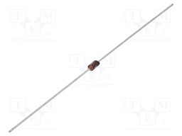 Diode: Zener; 0.5W; 12V; DO35; single diode; 1uA