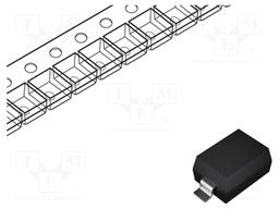 Diode: Zener; 0.5W; 16V; SMD; reel,tape; SOD123; single diode
