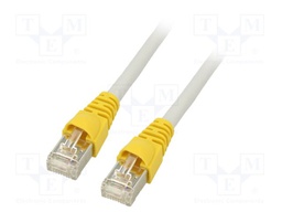 Patch cord; S/FTP; Cat: 6a; RJ45 plug,both sides; stranded; Cu; 1m