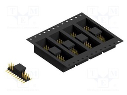 Connector: pin strips; pin header; male; PIN: 20; 2mm; SMT; 2x10