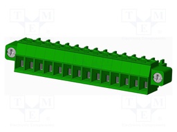 Connector: pluggable terminal block; plug; female; straight; 10A