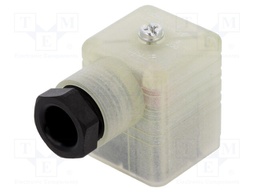 Connector: valve connector; plug; form A; 18mm; female; PIN: 3; 8A