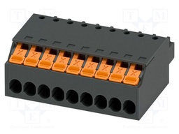 PCB connector, nominal cross section: 1.5 mm2, color: black,