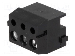 Pluggable terminal block; Contacts ph: 3.5mm; ways: 3; angled 90°