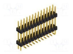 Connector: pin strips; pin header; male; PIN: 26; 2.54mm; SMT; 2x13