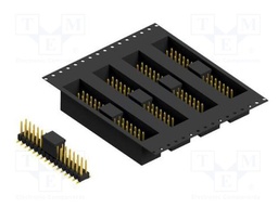 Connector: pin strips; pin header; male; PIN: 32; 2.54mm; SMT; 2x16