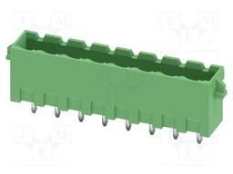 PCB headers, nominal cross section: 2.5 mm?, color: green, n