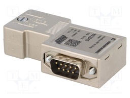 D-Sub; PIN: 9; solid wire,strand; with LED,Profibus; angled 90°