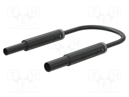 Test lead; 19A; banana socket 4mm,banana plug 4mm; insulated
