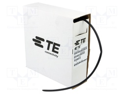 Heat shrink sleeve; 2: 1; 3.2mm; L: 10m; black; polyolefine