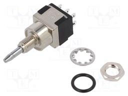 Switch: push-button; Pos: 2; DPDT; 6A/125VAC; 6A/6VDC; ON-ON; IP67