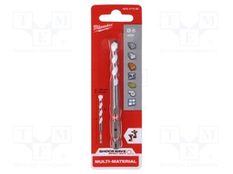 Drill bit; Ø: 6mm; L: 50mm; tungsten carbide; universal