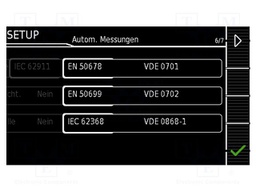 Software; update increasing the range of functions; SECUTEST