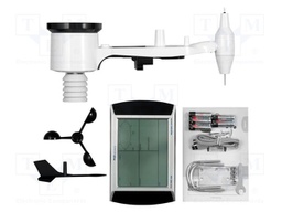 Weather station; touch screen,LCD 7"; -40÷60°C; 0÷50m/s; 1÷99%RH