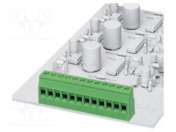 PCB terminal block, nominal current: 24 A, rated voltage (II