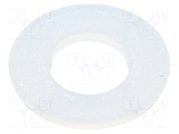 Washer; round; M4; D=9mm; h=0.8mm; polyamide; DIN: 125A; BN: 1074