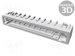 Connector: wire-board; female; PIN: 10; 2.54mm; SMT; socket; 6A