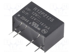 Converter: DC/DC; 2W; Uin: 10.8÷13.2V; Uout: 12VDC; Iout: 167mA; SIP7