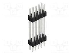 Connector: pin strips; pin header; male; PIN: 10; 1.27mm; THT; 2x5