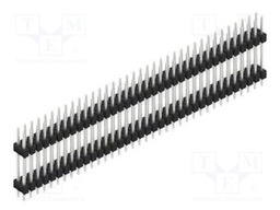 Connector: pin strips; pin header; male; PIN: 72; 2.54mm; THT; 2x36
