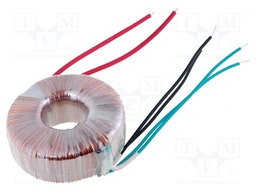 Transformer: toroidal; 80VA; 230VAC; 24V; 24V; 1.66A; 1.66A; 0.9kg