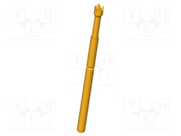 Needle-like test probe; Operational spring compression: 2.7mm