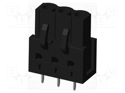Connector: pluggable terminal block; socket; female; angled 90°