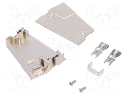 Plug housing; PIN: 50; shielded; Locking: latch; Mat: steel; angled
