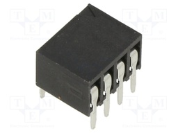 Socket; pin strips; female; 2.54mm; PIN: 8; THT; on PCBs; tinned