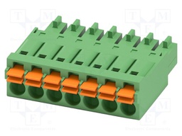 PCB connector, nominal cross section: 1.5 mm?, color: green,