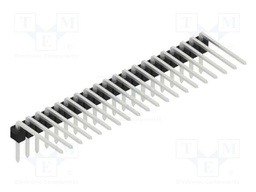 Connector: pin strips; pin header; male; PIN: 20; 2.54mm; THT; 1x20