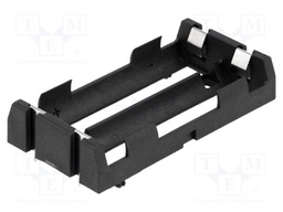 Holder; Mounting: PCB; Size: MR18650; Batt.no: 2