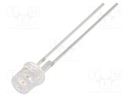 LED; red; 5mm; 5800÷7000mcd; 140°; Front: flat; 2.3÷2.8VDC; -30÷85°C