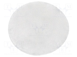 Self-adhesive foot; Ø: 8mm; H: 2.4mm; transparent; silicone; C: 1mm