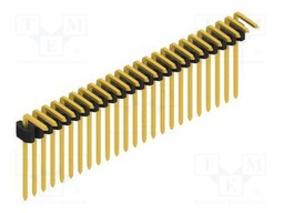 Connector: pin strips; pin header; male; PIN: 24; 1.27mm; THT; 1x24