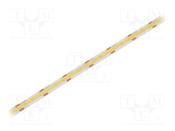 COB LED tape; white cold; 12V; LED/m: 480; 8mm; IP65; 8W/m; bendable