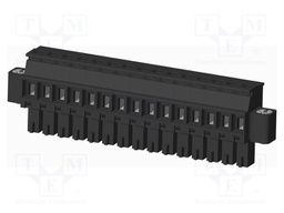 Connector: pluggable terminal block; plug; female; angled 90°