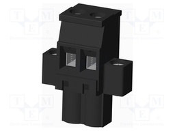 Connector: pluggable terminal block; plug; female; angled 90°